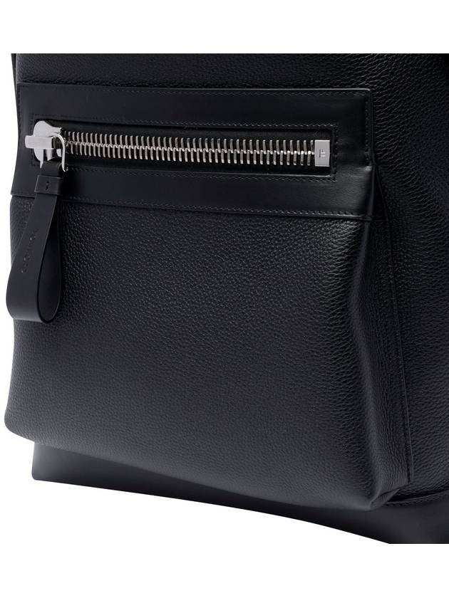 Grained Leather Buckley Backpack Black - TOM FORD - BALAAN 6