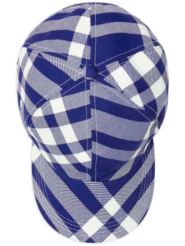 Check Ball Cap Blue - BURBERRY - BALAAN 3