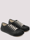 Tabi Canvas Low Top Sneakers Black - MAISON MARGIELA - BALAAN 30