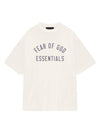 Jersey Crew Neck Short Sleeve T-Shirt White - FEAR OF GOD - BALAAN 1