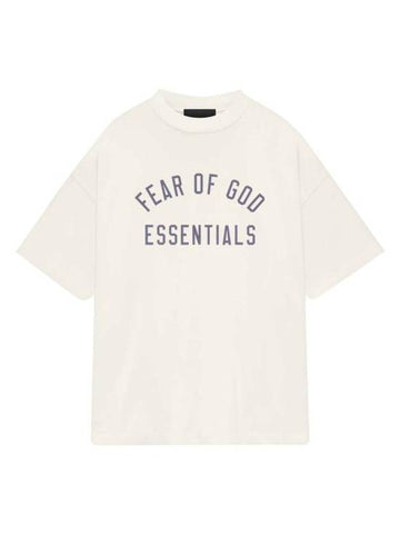 Jersey Crew Neck Short Sleeve T-Shirt White - FEAR OF GOD - BALAAN 1