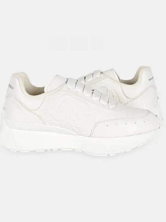 Men s Runner Sneakers All White 688548 9000 1062483 - ALEXANDER MCQUEEN - BALAAN 1