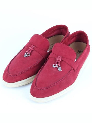 Summer Week Charms Loafer Red 36 5 235 - LORO PIANA - BALAAN 1