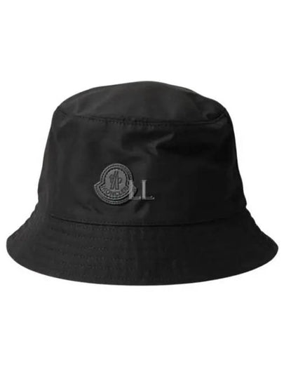 Logo Patch Bucket Hat Black - MONCLER - BALAAN 2