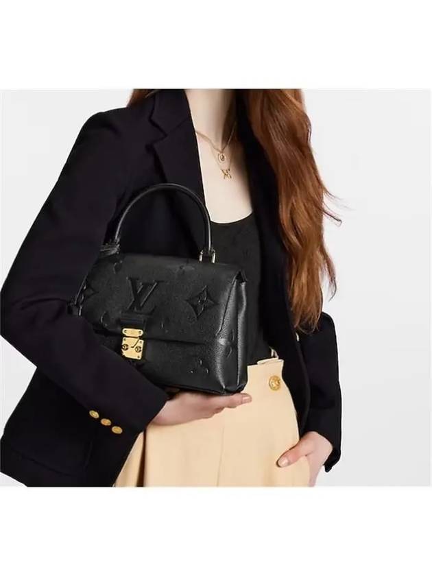 Madeleine Monogram Empreinte Cross Bag Black - LOUIS VUITTON - BALAAN 3