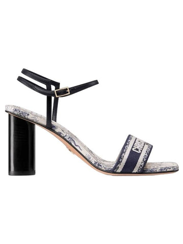 Dway Sandal Heels Blue White - DIOR - BALAAN 1