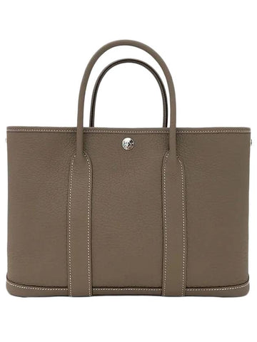 Garden Party 30 Tote Bag Etoupe - HERMES - BALAAN 1