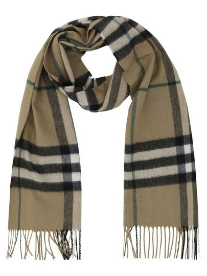 Check Cashmere Scarf Beige - BURBERRY - BALAAN 2