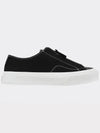 City Zipper Canvas Low-Top Sneakers Black - GIVENCHY - BALAAN 3