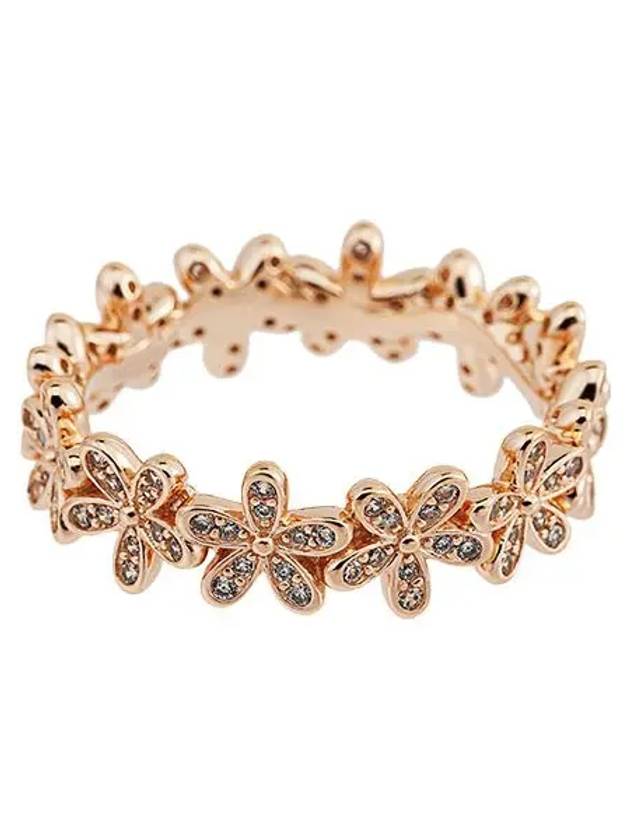 Rose Daisy Flower Ring Rose Gold - PANDORA - BALAAN 2