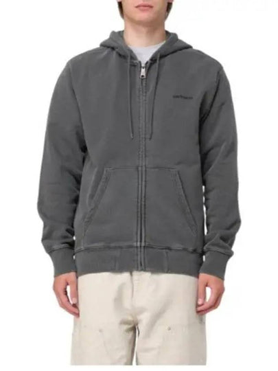 Duster Script Zip Up Hoodie Dark Grey - CARHARTT WIP - BALAAN 2