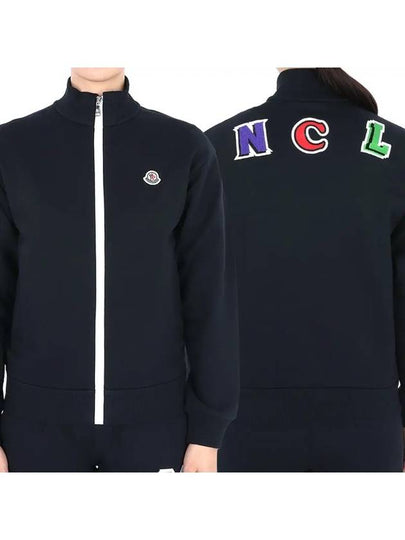 Kids Logo Patch Zip up Jacket Navy 8G00019 809AG 778 12 14A Adults can wear - MONCLER - BALAAN 2