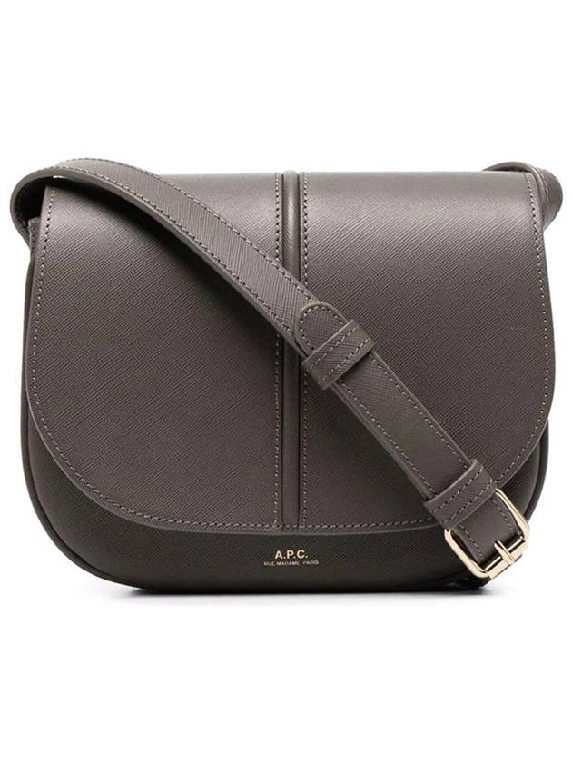 Betty Saffiano Cross Bag Gray - A.P.C. - BALAAN.