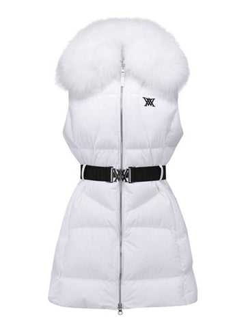 OFFICIAL W FOX FUR VEST - ANEWGOLF - BALAAN 1