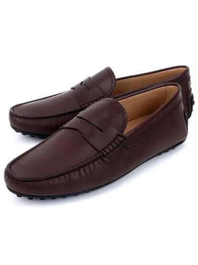 City Gomino Leather Driving Shoes Brown - TOD'S - BALAAN 2