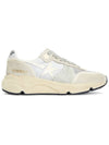 Women's Running Sole Low Top Sneakers Silver Beige - GOLDEN GOOSE - BALAAN 7