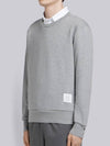 Center Back Stripe Crewneck Sweatshirt Light Grey - THOM BROWNE - BALAAN 4