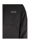 Logo Hooded Anorak Black - VALENTINO - BALAAN 6