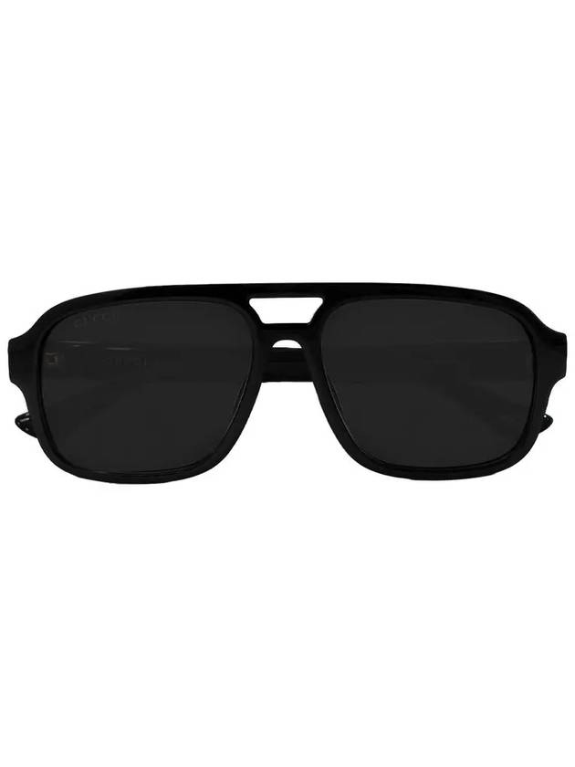 Eyewear Logo Sunglasses Black - GUCCI - BALAAN 3