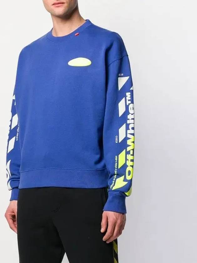 arrow printing sweatshirt blue - OFF WHITE - BALAAN 4