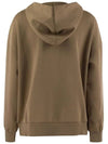 SAPORE logo embroidery hoodie camel 2429946031 004 - MAX MARA - BALAAN 3