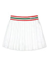 WAIST COLORED MESH SKIRT color line mesh skirtWHITE - MONBIRDIE GOLF - BALAAN 6