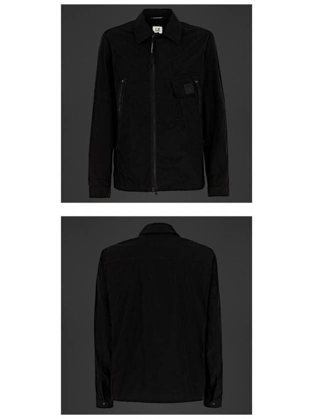 Metropolis Memri Zip-Up Jacket Black - CP COMPANY - BALAAN 5