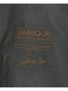 Logo Patch Workers Wax Jacket Sage Green - BARBOUR - BALAAN 8