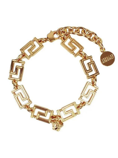 Greca Medusa Bracelet Light Gold - VERSACE - BALAAN 1