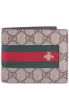 GG Web Supreme Bee Bicycle Wallet Beige - GUCCI - BALAAN 2