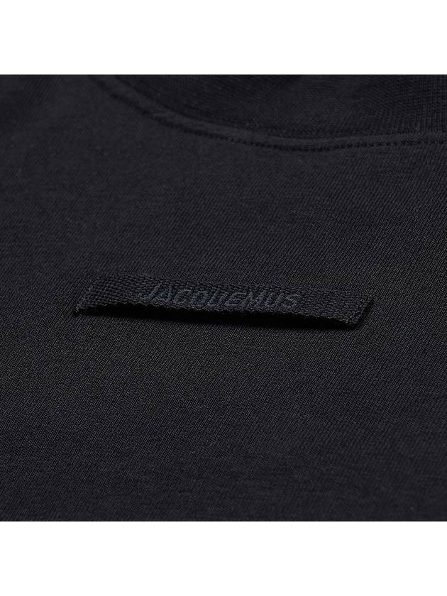 Le Gros Grain Short Sleeve T-Shirt Black - JACQUEMUS - BALAAN 6