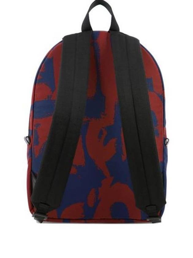 Graffiti Logo Print Backpack Navy Red - ALEXANDER MCQUEEN - BALAAN 3