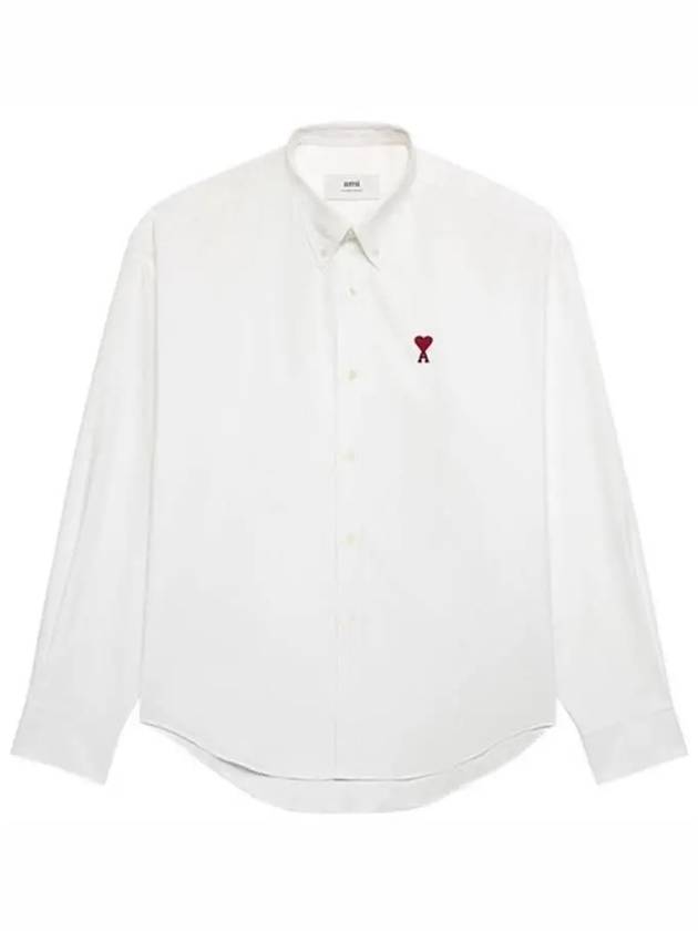 De Coech Long Sleeve Shirt White - AMI - BALAAN 2