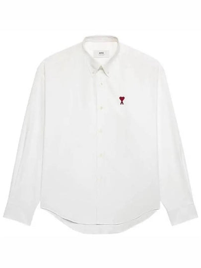 De Coech Long Sleeve Shirt White - AMI - BALAAN 2