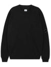 Diagonal Raised Fleece Lens Sweatshirt Black - CP COMPANY - BALAAN 4