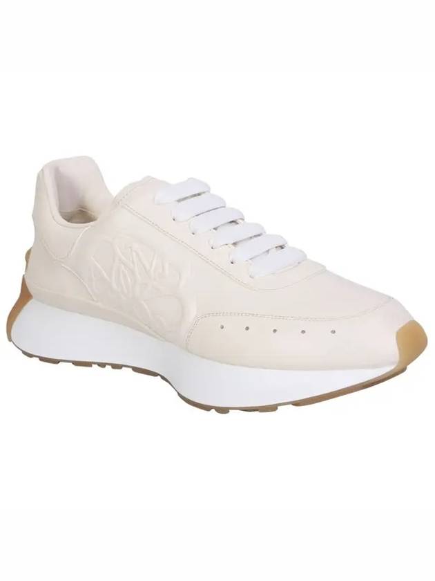 Sprint Runner Low Top Sneakers Beige - ALEXANDER MCQUEEN - BALAAN 3