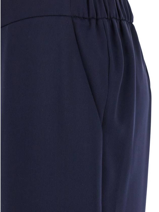 Blu Pants With Elasticised Waist In Tech Fabric Woman - P.A.R.O.S.H. - BALAAN 5