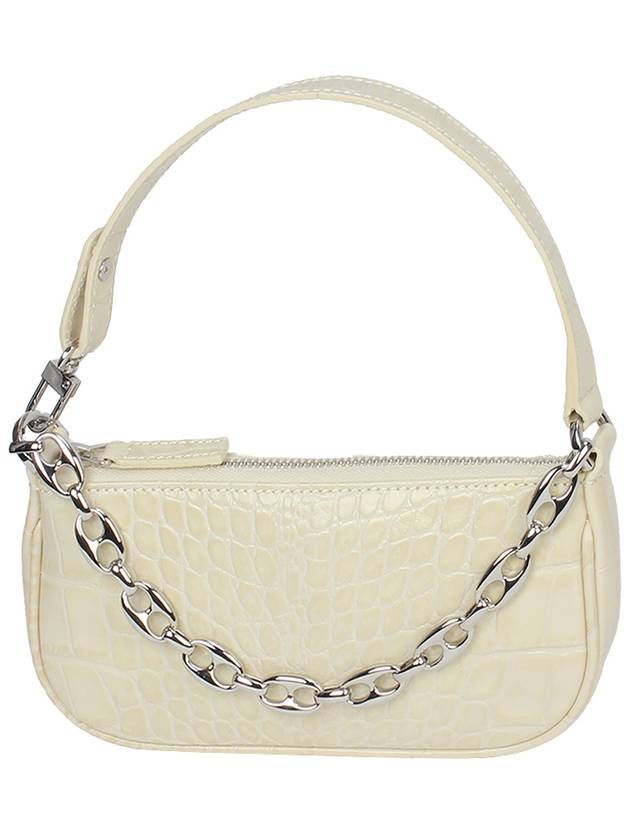 Rachel Mini Shoulder Bag Cream - BY FAR - BALAAN 2