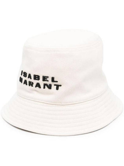 Haley Logo Bucket Hat Black Ecru - ISABEL MARANT - BALAAN 2