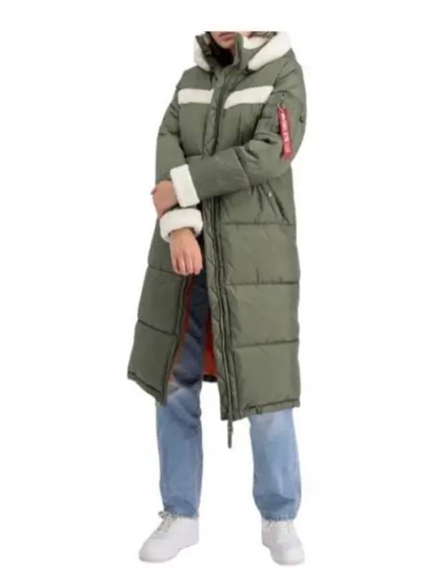 Women s Long Padded Jumper 108007 01 SAGE GREEN - ALPHA INDUSTRIES - BALAAN 1