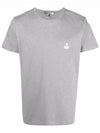 Zafferh Logo Patch Short Sleeve T-Shirt Grey - ISABEL MARANT - BALAAN 1