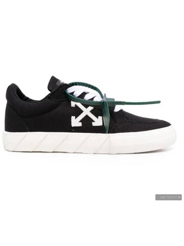 Canvas Low Top Sneakers Black - OFF WHITE - BALAAN 2