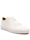 Leather Low Top Sneakers White - MONCLER - BALAAN 4