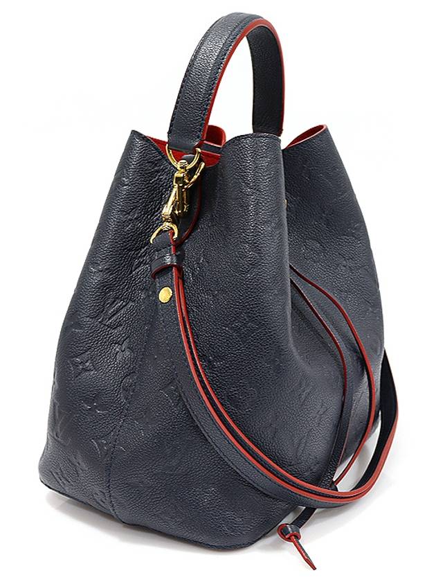 M45306 Marine Rouge Monogram Empreinte Neo Noe Bucket Bag 2WAY - LOUIS VUITTON - BALAAN 3