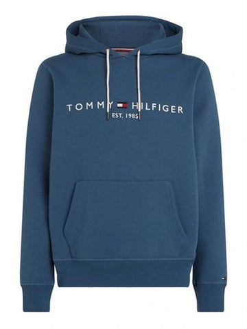 Logo Hoodie Aegean Sea - TOMMY HILFIGER - BALAAN 1