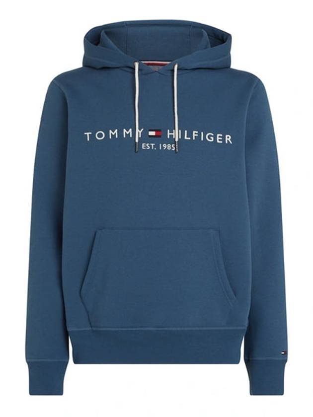 Logo Hoodie Aegean Sea - TOMMY HILFIGER - BALAAN 1