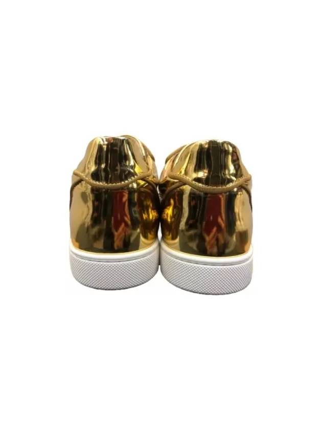 1190158 3273 Spike Sneakers Gold - CHRISTIAN LOUBOUTIN - BALAAN 3