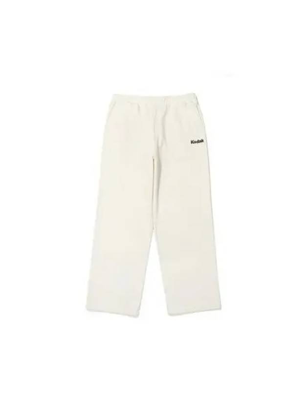 KODAK Apparel Rainbow Semi Overfit Straight Pants IVORY - KODO - BALAAN 1