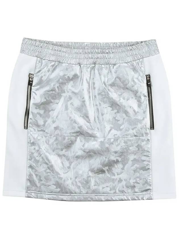 Golf Wear Camo Color Scheme Golf Culottes WB21FAWQ01WH White - WHITEBALL - BALAAN 3