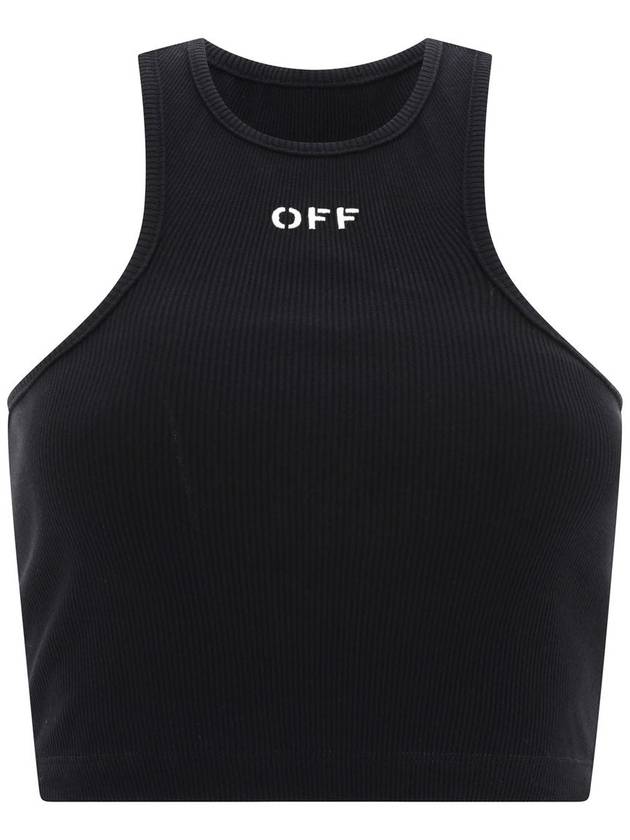 Off Stamp Rib Sleeveless Black - OFF WHITE - BALAAN 2